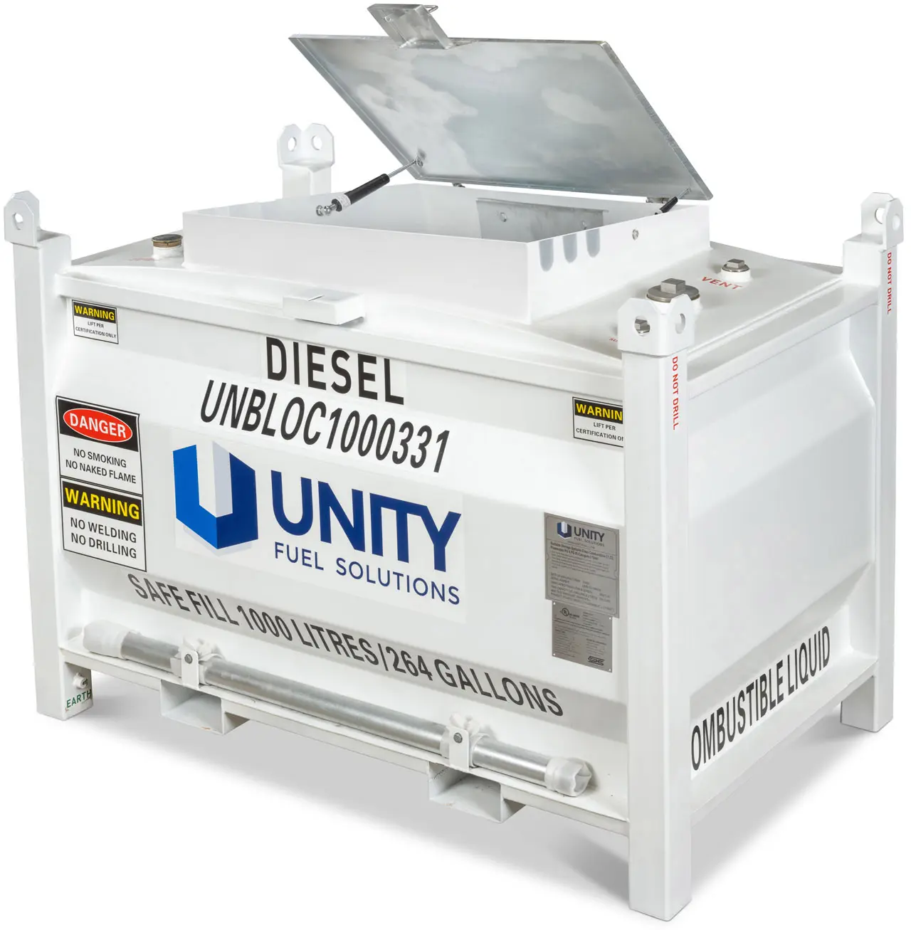 Unity Fuel Solutions 1000L Bloc Fuel Tank