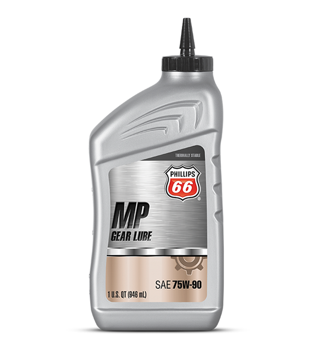 948mL Jug of Phillips 66 MP Gear Lube 75W-90