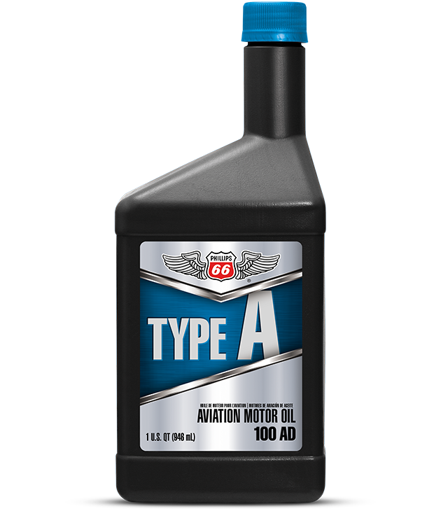 948mL Jug of Phillips 66 Type A Aviation Motor Oil 100AD