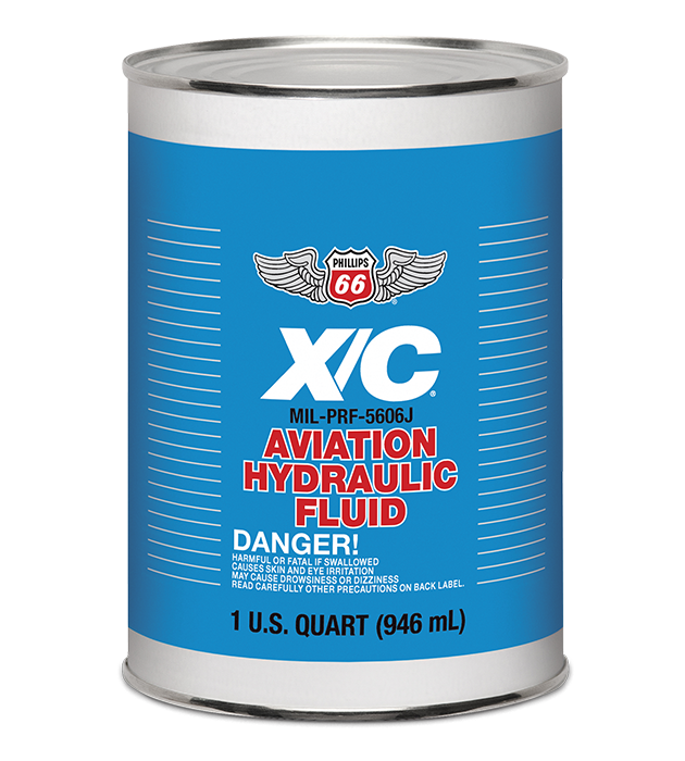 946 mL Can of Phillips 66 X/C Aviation Hydraulic Fluid